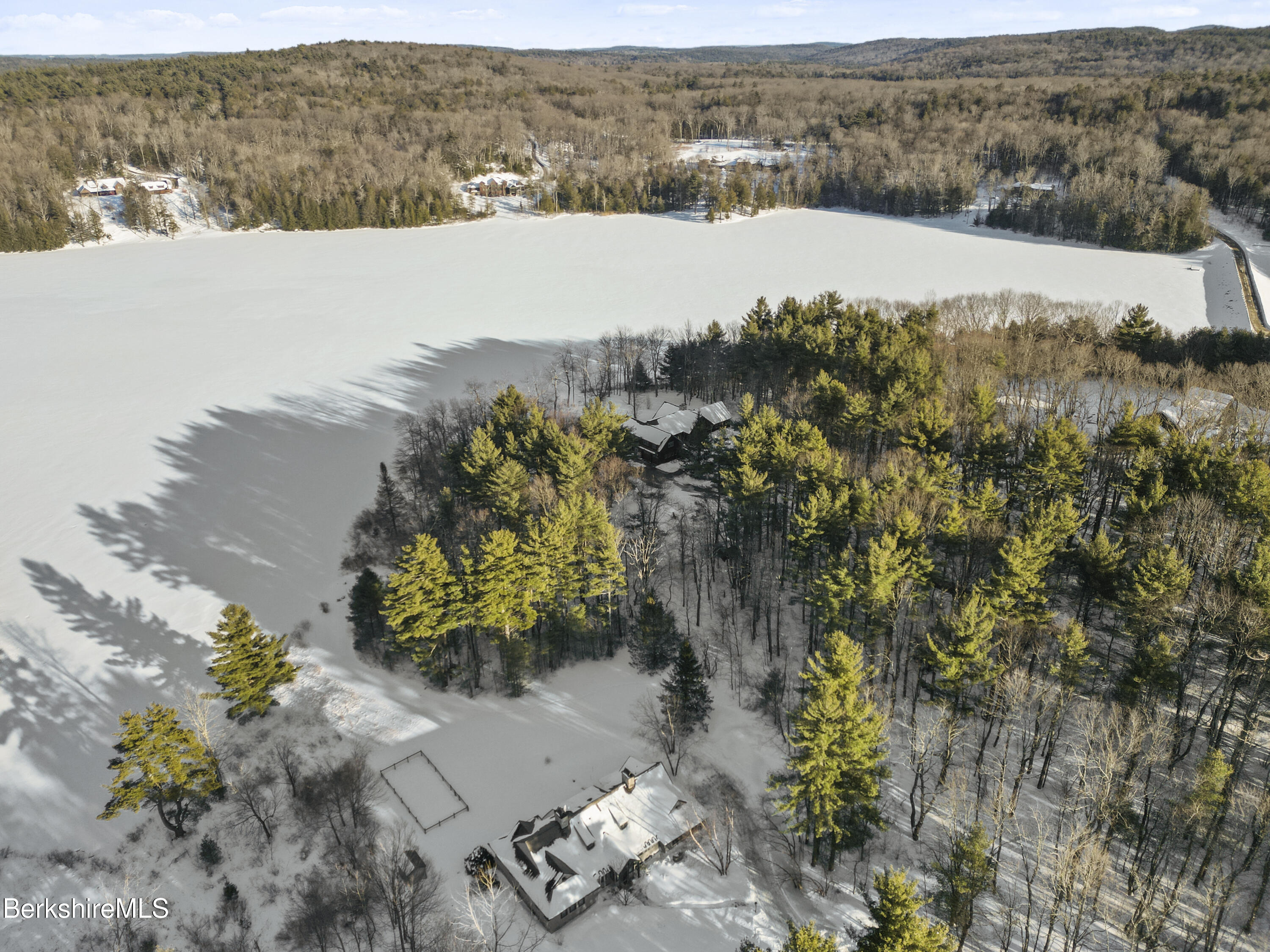 201 Stratford Road New Marlborough, MA 01259 - Photo 71 of 77 a view of a road with a mountain in the background