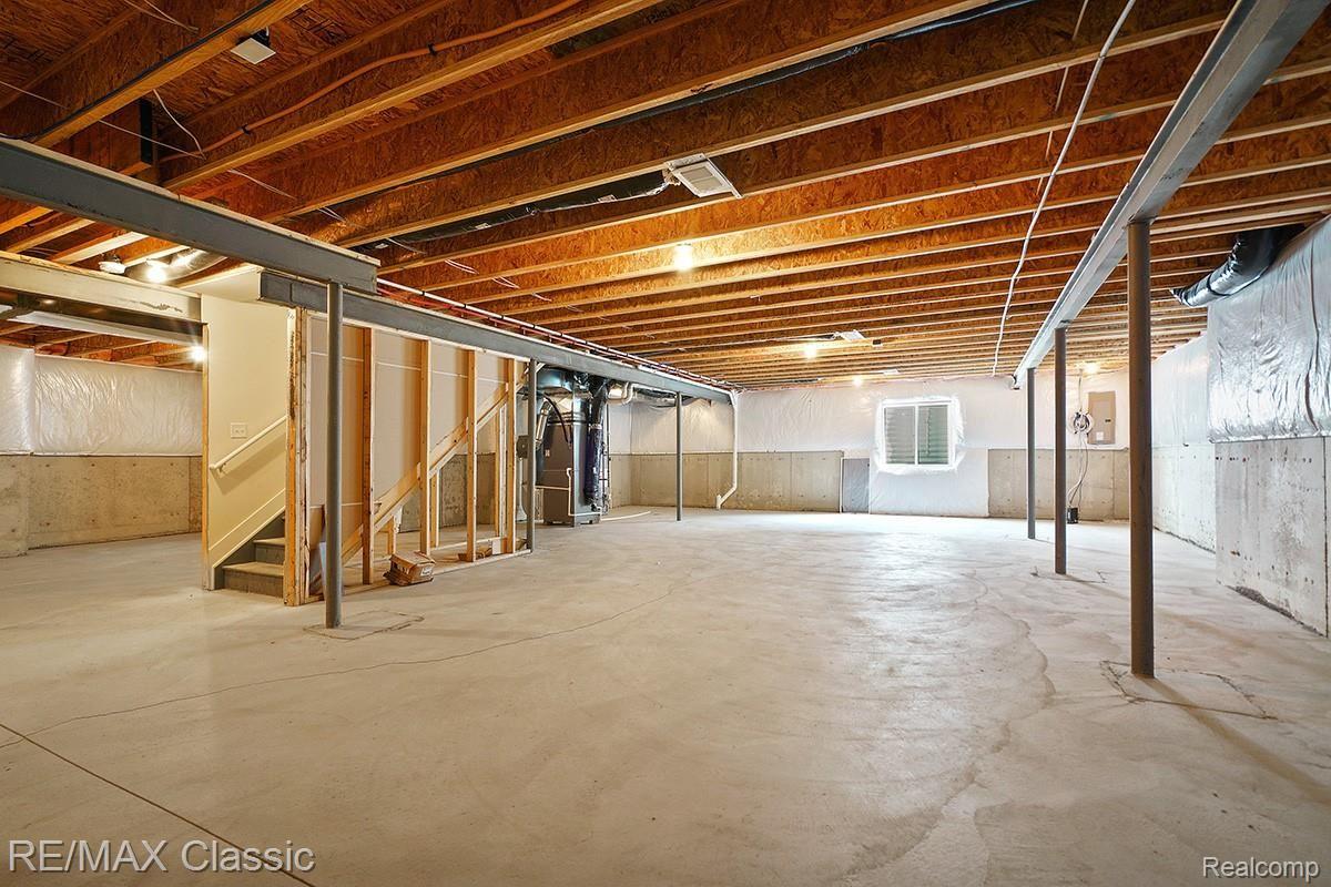 1475 Hickory Ridge Court South Canton, MI 48187 - Photo 28 of 32 Open basement with egress window