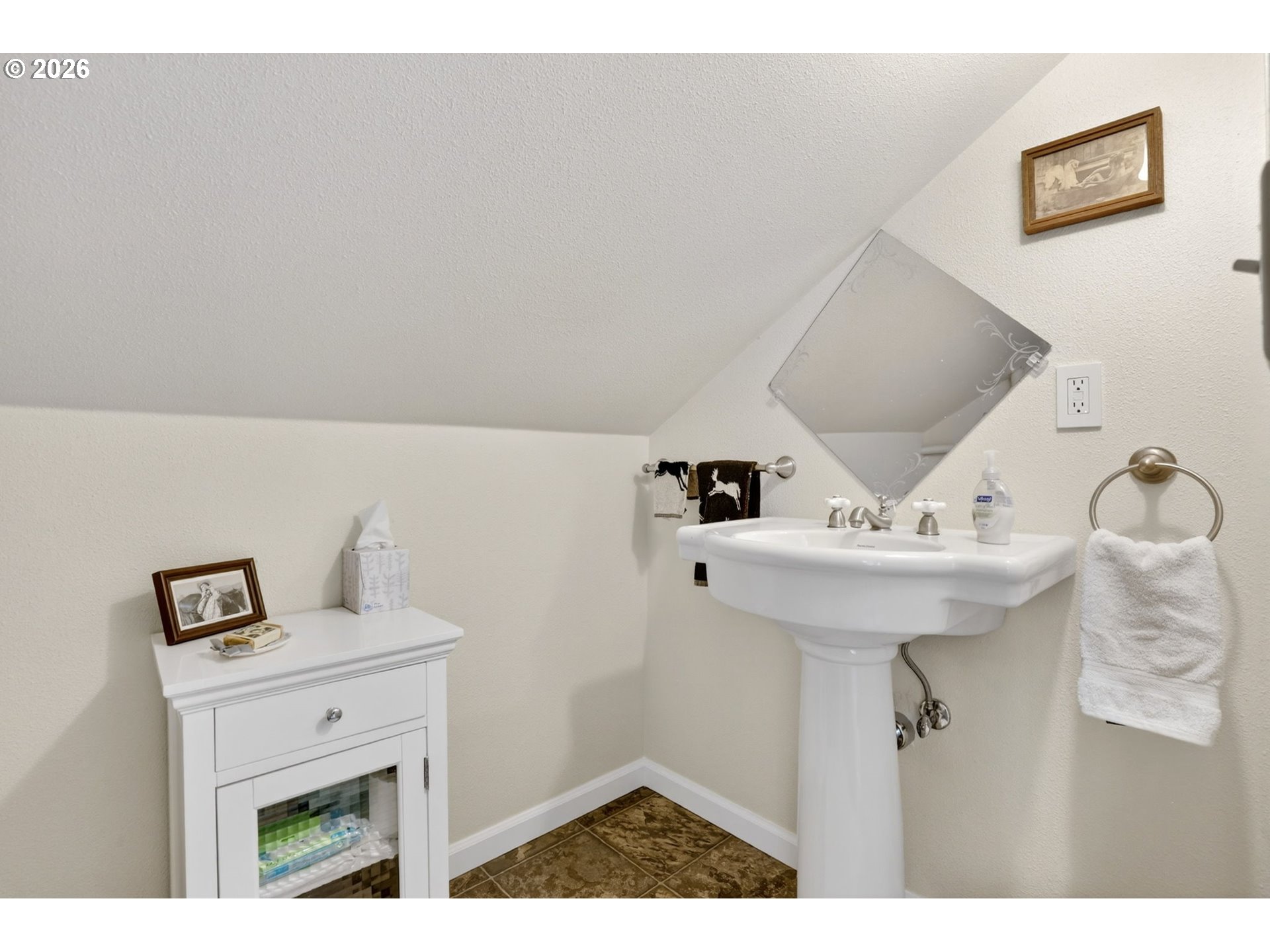 33951 Southeast Coupland Road Estacada, OR 97023 - Photo 21 of 48 a bathroom with a sink vanity and toilet