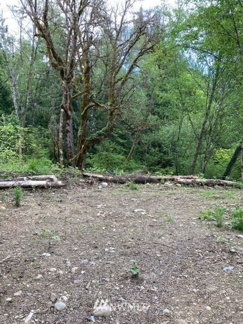 a view of outdoor space with deck and yard