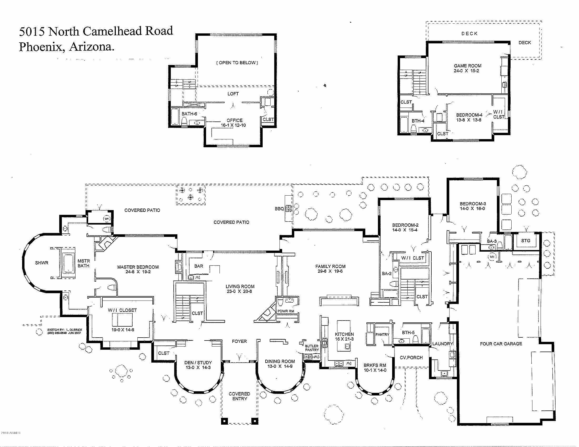 5015 North Camelhead Road Phoenix, AZ 85018 - Photo 32 of 32 Floor Plan