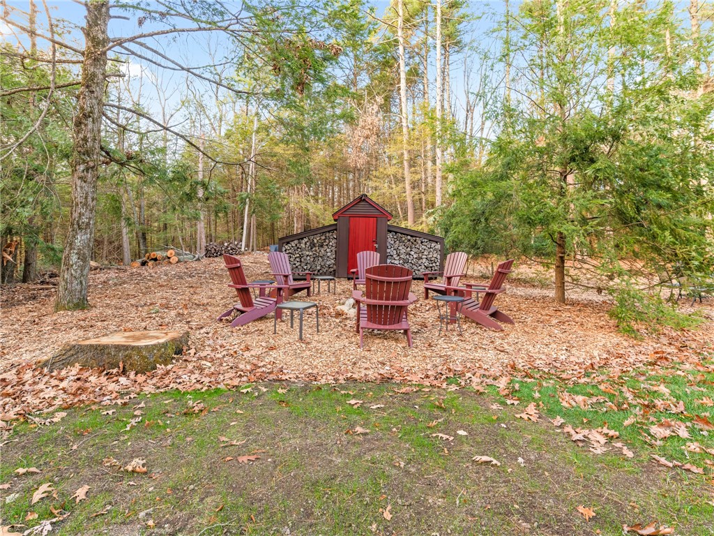 536 Douglas Hook Road Glocester, RI 02814 - Photo 37 of 42 Firepit / sitting area