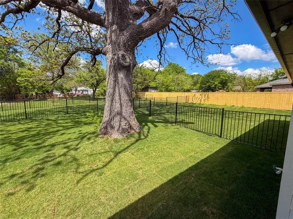 a view of a garden