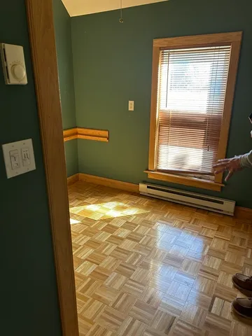 a view of a room with window