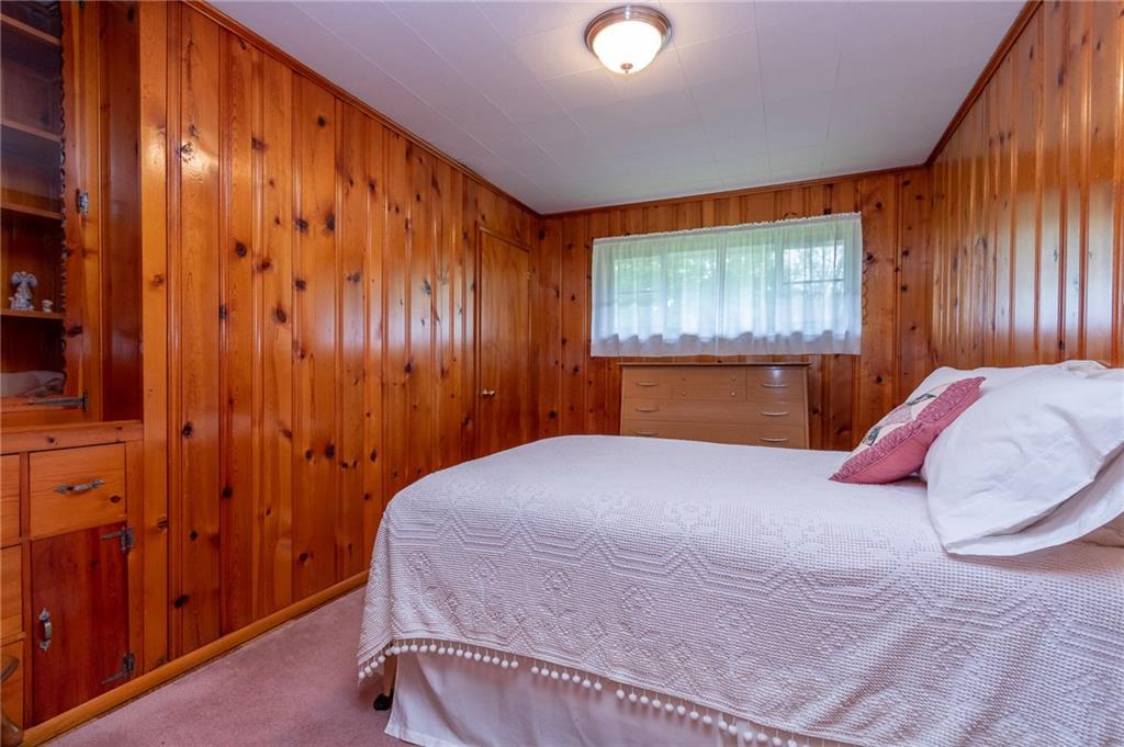 146 Ridgeview Drive Aliquippa, PA 15001 - Photo 11 of 20 Third bedroom is knotty pine with built-ins!