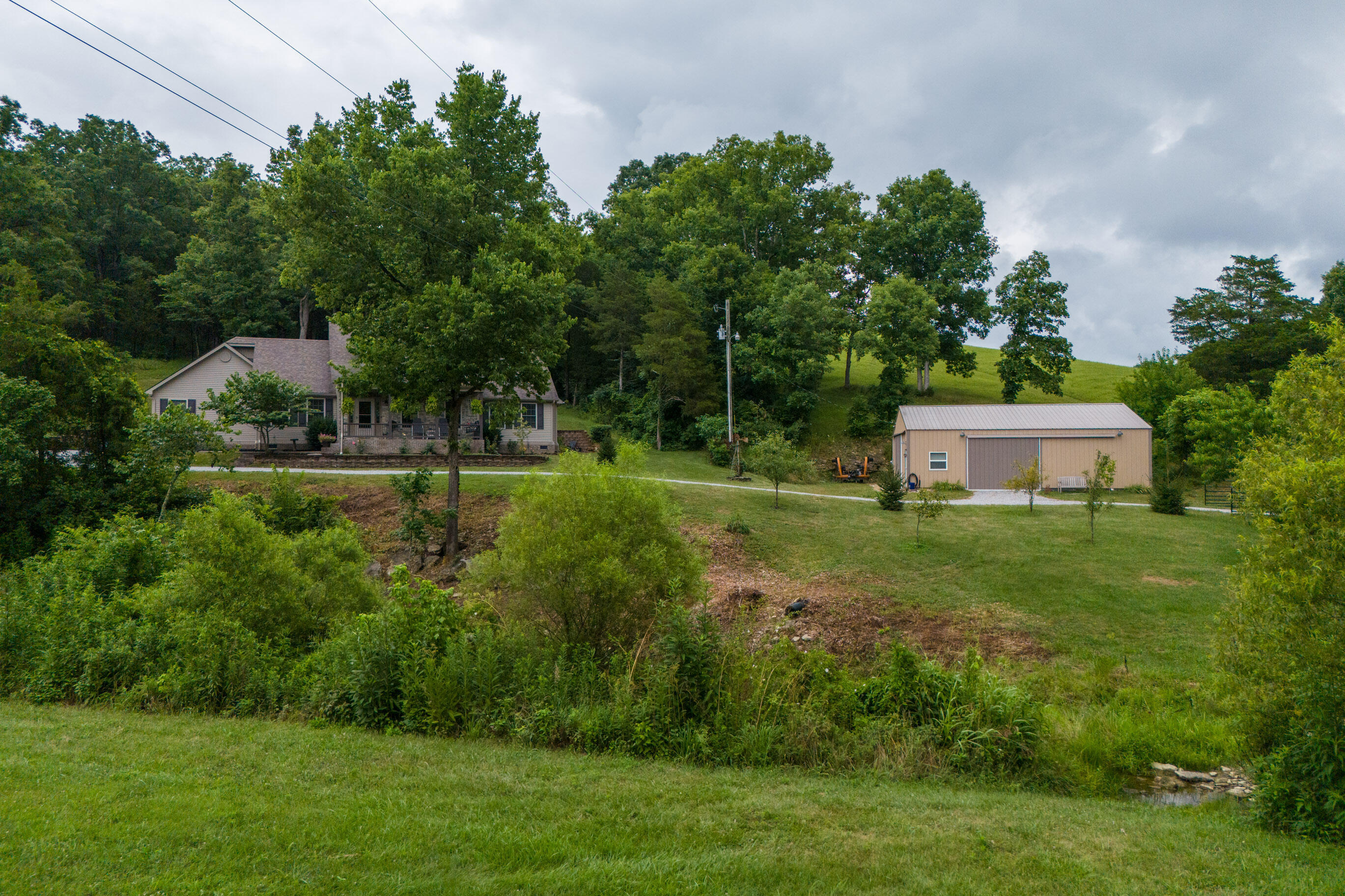 352 Suterville Road Stamping Ground, KY 40379 - Photo 60 of 61 20250714-352-Suterville-Rd-drone-fh-024_
