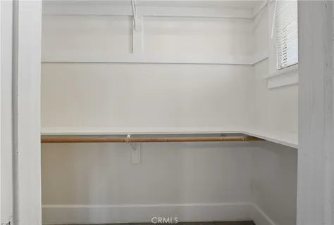 a close up view of racks on the wall