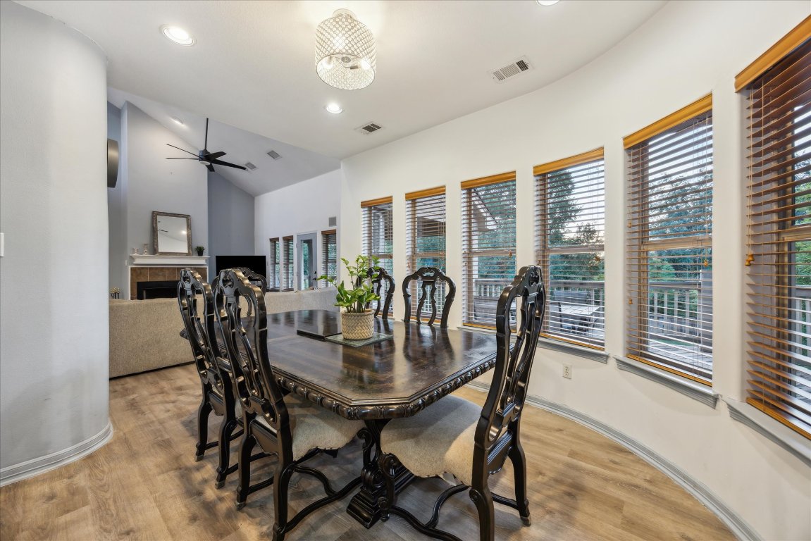 602 Jessie Street Austin, TX 78704 - Photo 8 of 32 a view of a dining room with furniture window and outside view