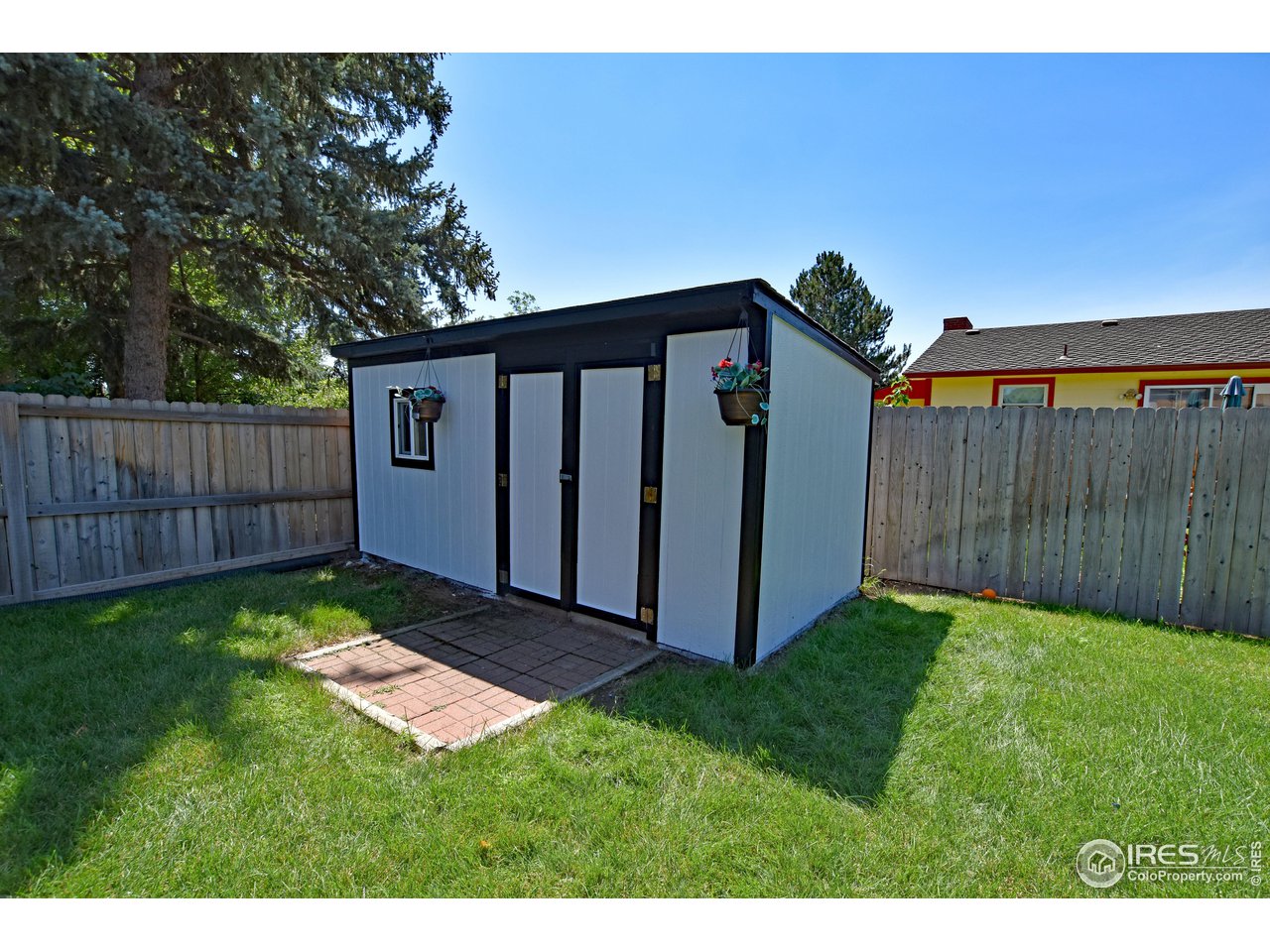 807 Locust Street Windsor, CO 80550 - Photo 38 of 40 a view of a backyard with a cabin