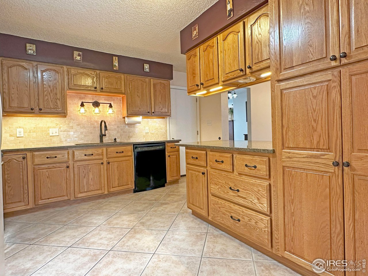 807 Locust Street Windsor, CO 80550 - Photo 7 of 40 a kitchen with granite countertop cabinets and window