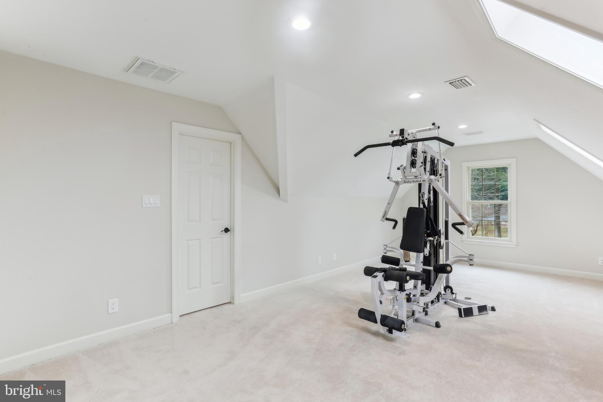 9409 Thornedike Drive Laytonsville, MD 20882 - Photo 64 of 86 a view of a room with gym equipment