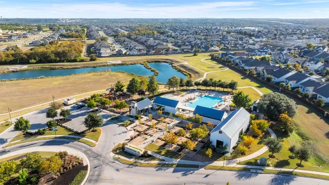 a aerial view of a house