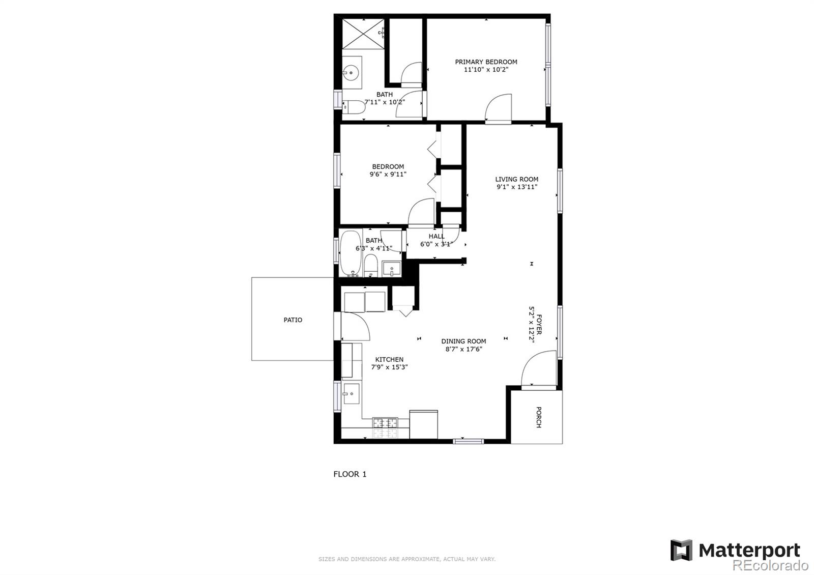3051 Grape Street Denver, CO 80207 - Photo 33 of 33 a picture of floor plan