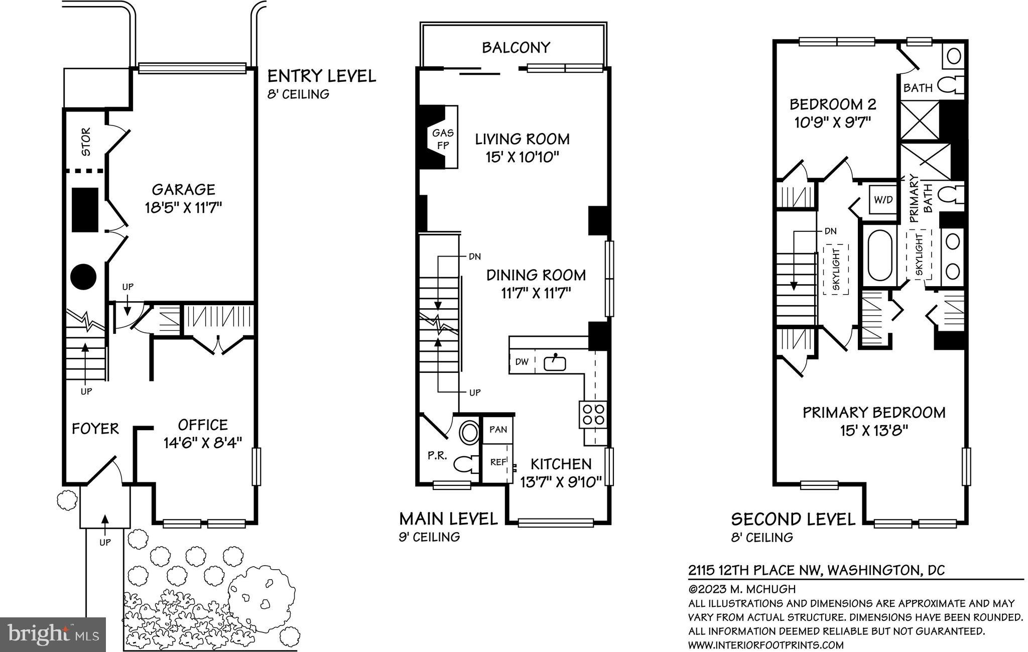 2115 12th Place Northwest Washington, DC 20009 - Photo 27 of 27 Floor Plans