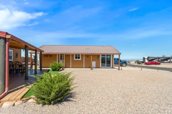 a view of a house with a porch