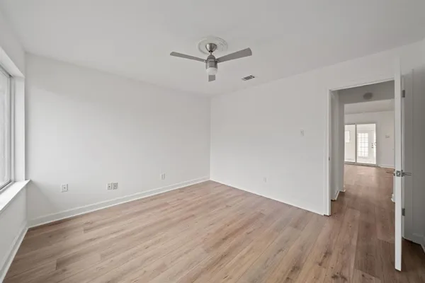wooden floor in an empty room