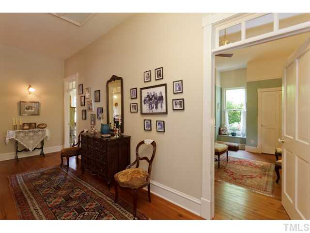 115 North Bloodworth Street Raleigh, NC 27601 - Photo 9 of 25 A wide center hall and transom windows were part of their dream realized.
