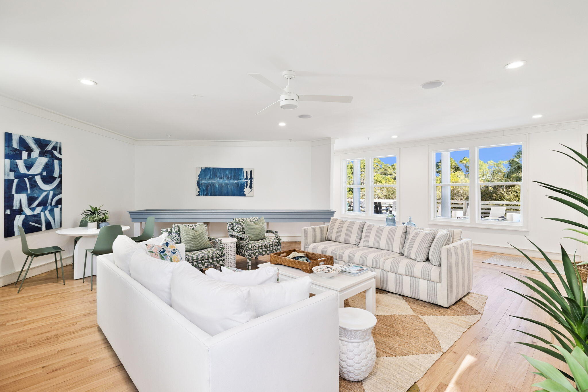 425 Beachfront Trail Santa Rosa Beach, FL 32459 - Photo 32 of 117 a living room with furniture and a large window