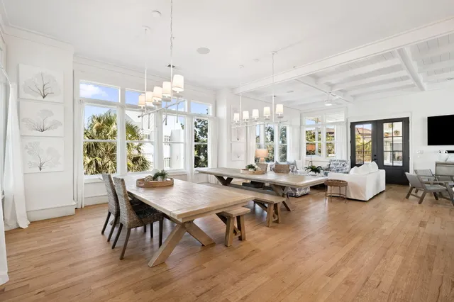 a view of an ocean beach