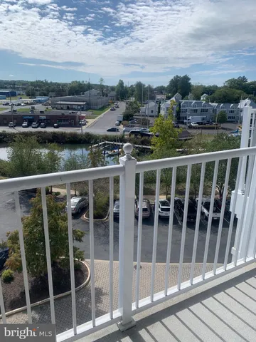 a view of city from balcony
