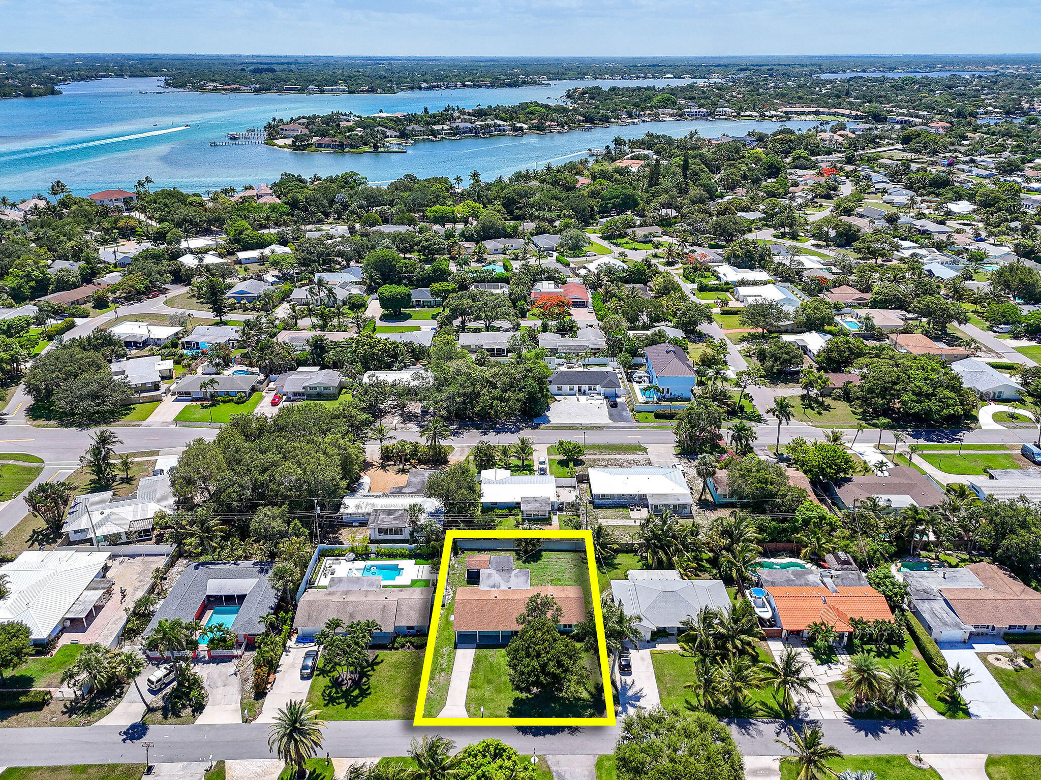 1522 Lance Road Jupiter, FL 33469 - Photo 45 of 50 an aerial view of a city