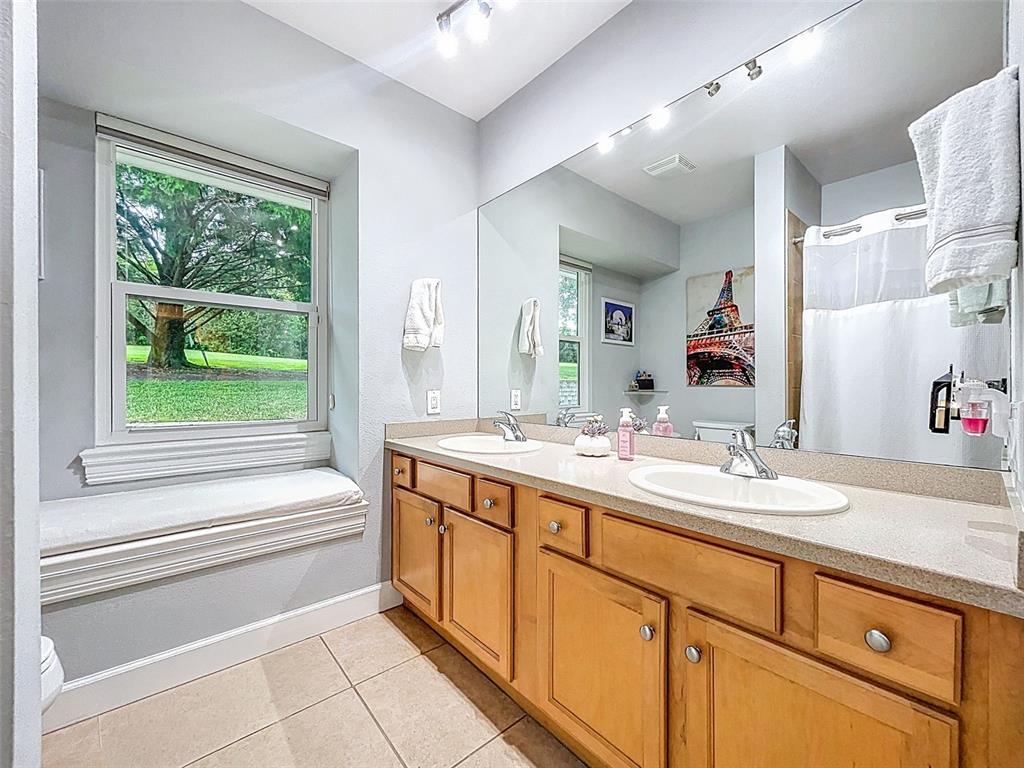 414 Westgate Road Tarpon Springs, FL 34688 - Photo 34 of 75 a bathroom with a sink and a mirror