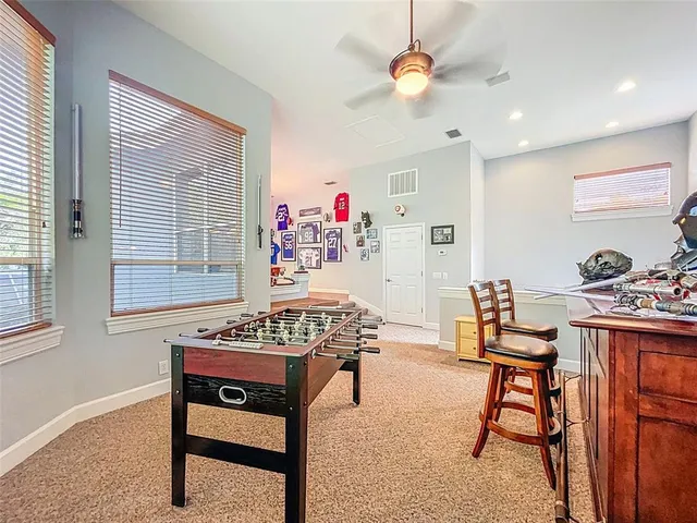 a view of park with plants and trees