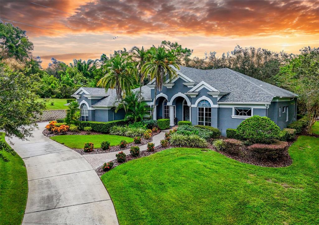 414 Westgate Road Tarpon Springs, FL 34688 - Photo 5 of 75 a view of a house with garden and yard