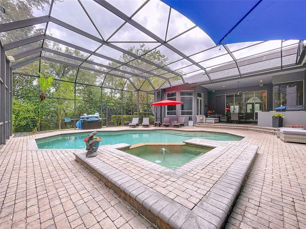 414 Westgate Road Tarpon Springs, FL 34688 - Photo 55 of 75 a view of swimming pool with a patio
