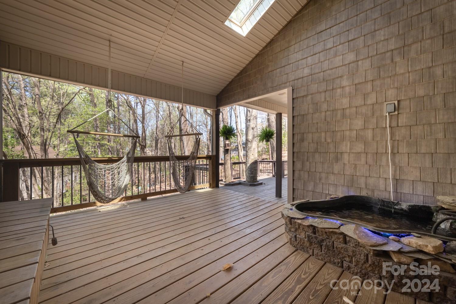 1177 Molokai Drive Tega Cay, SC 29708 - Photo 30 of 41 a balcony with wooden floor