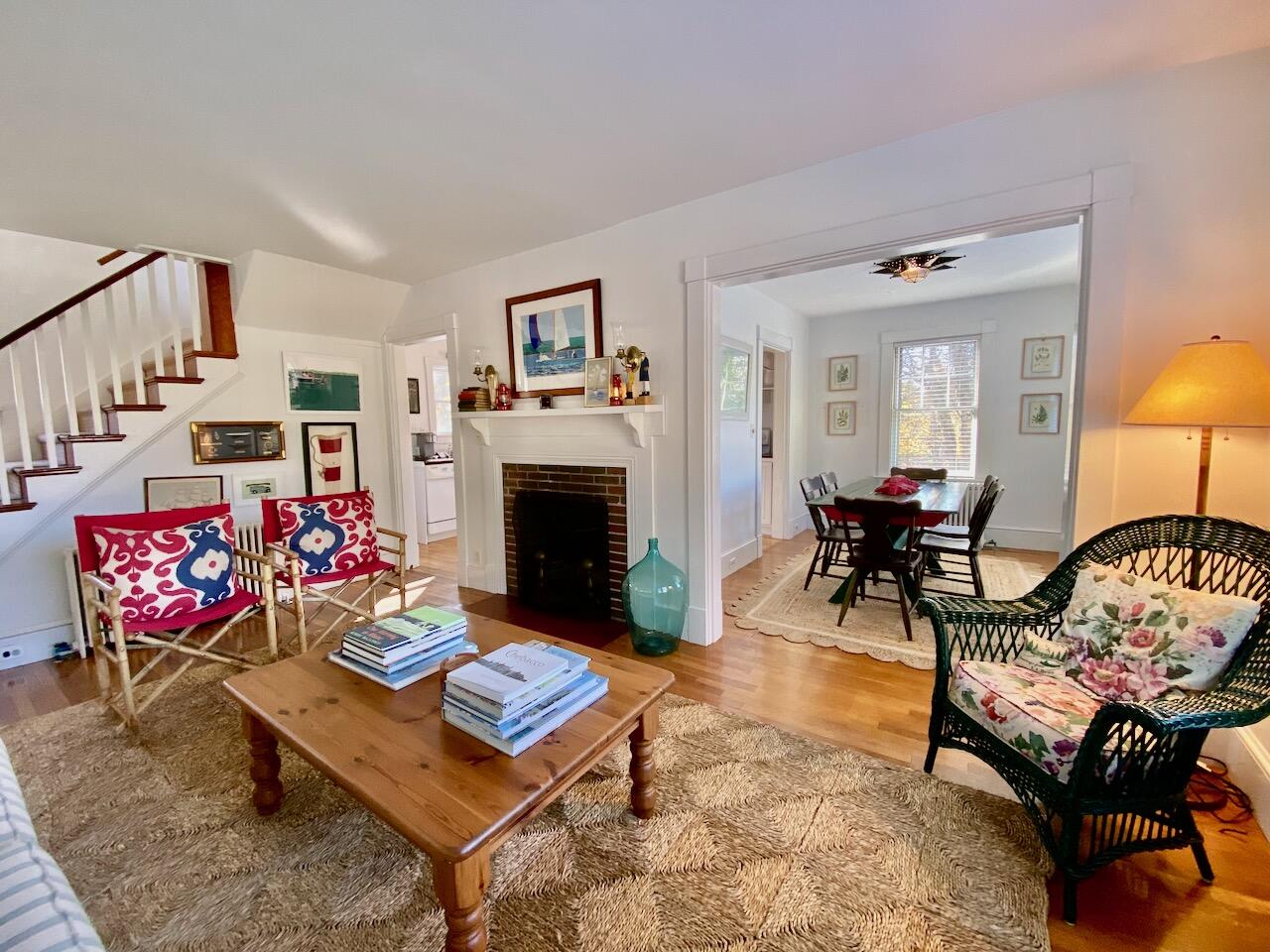 16 Millbrook Road Northeast Harbor, ME 04662 - Photo 6 of 15 Liv Rm w/Fireplace_6091