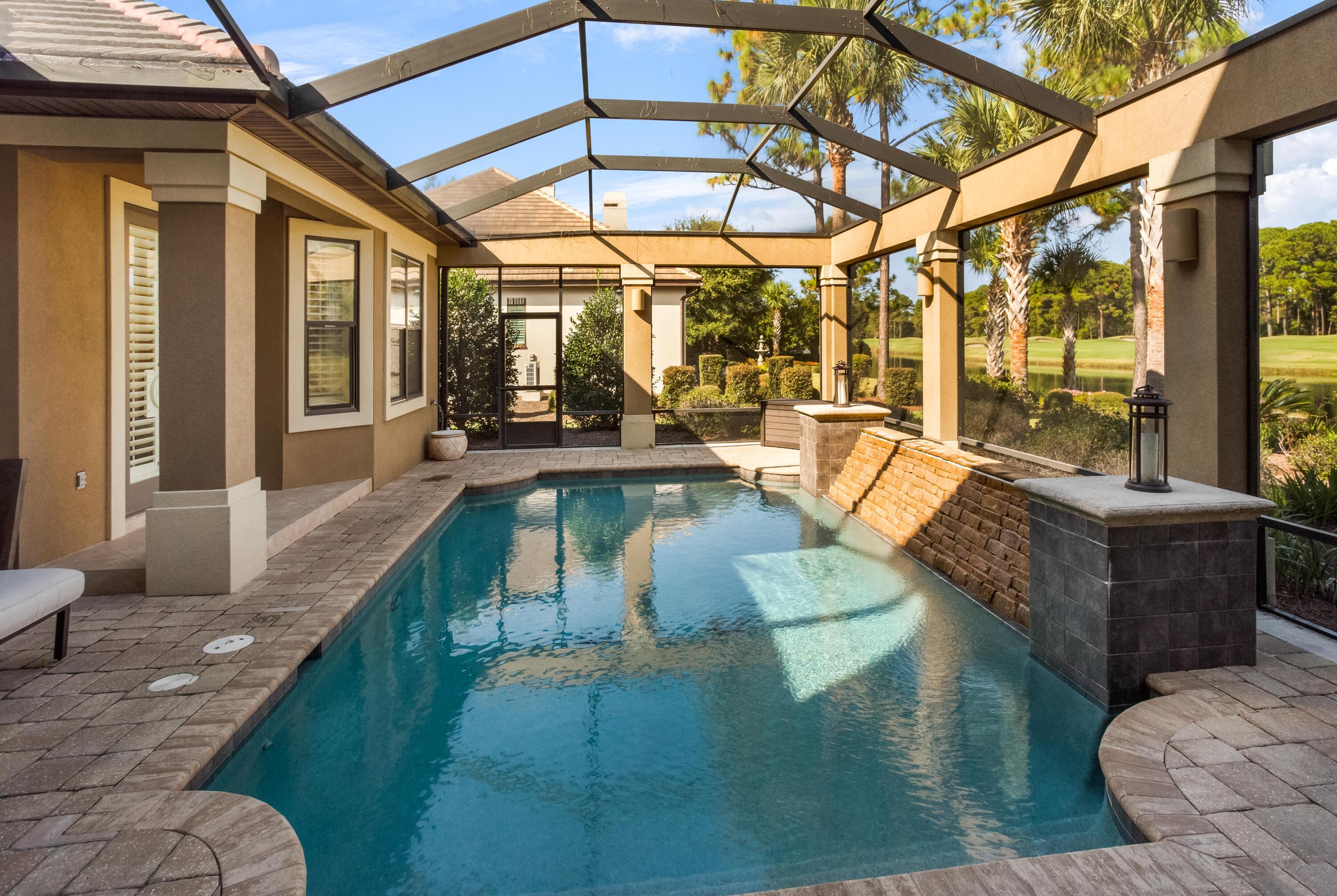 2946 Pine Valley Road Miramar Beach, FL 32550 - Photo 27 of 52 a view of a patio with swimming pool