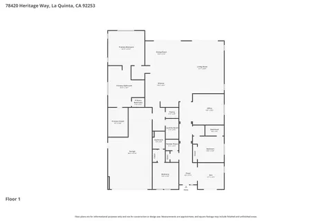 $1,398,000 | 78420 Heritage Way, La Quinta, CA 92253