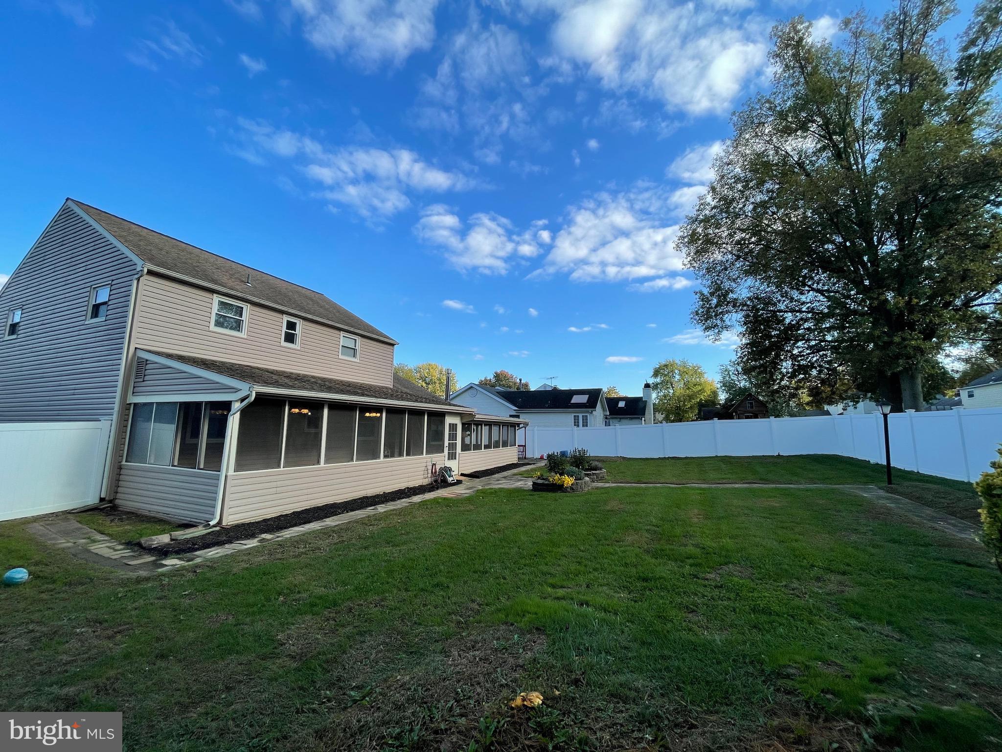 159 Coopers Kill Road Delran, NJ 08075 - Photo 21 of 21 Rear yard with privacy fence enclosed.