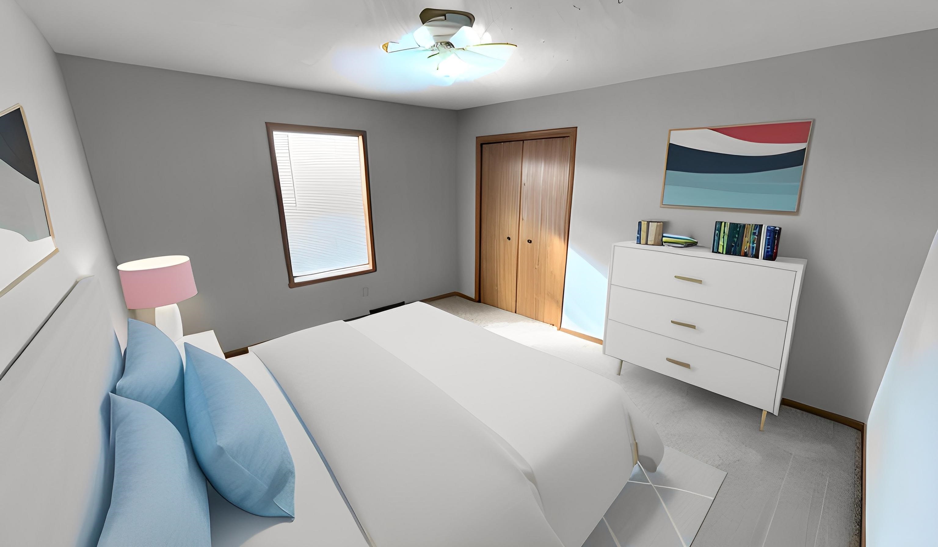 10662 Chicory Ridge Way Roscoe, IL 61073 - Photo 34 of 37 a spacious bedroom with a bed and a cabinets