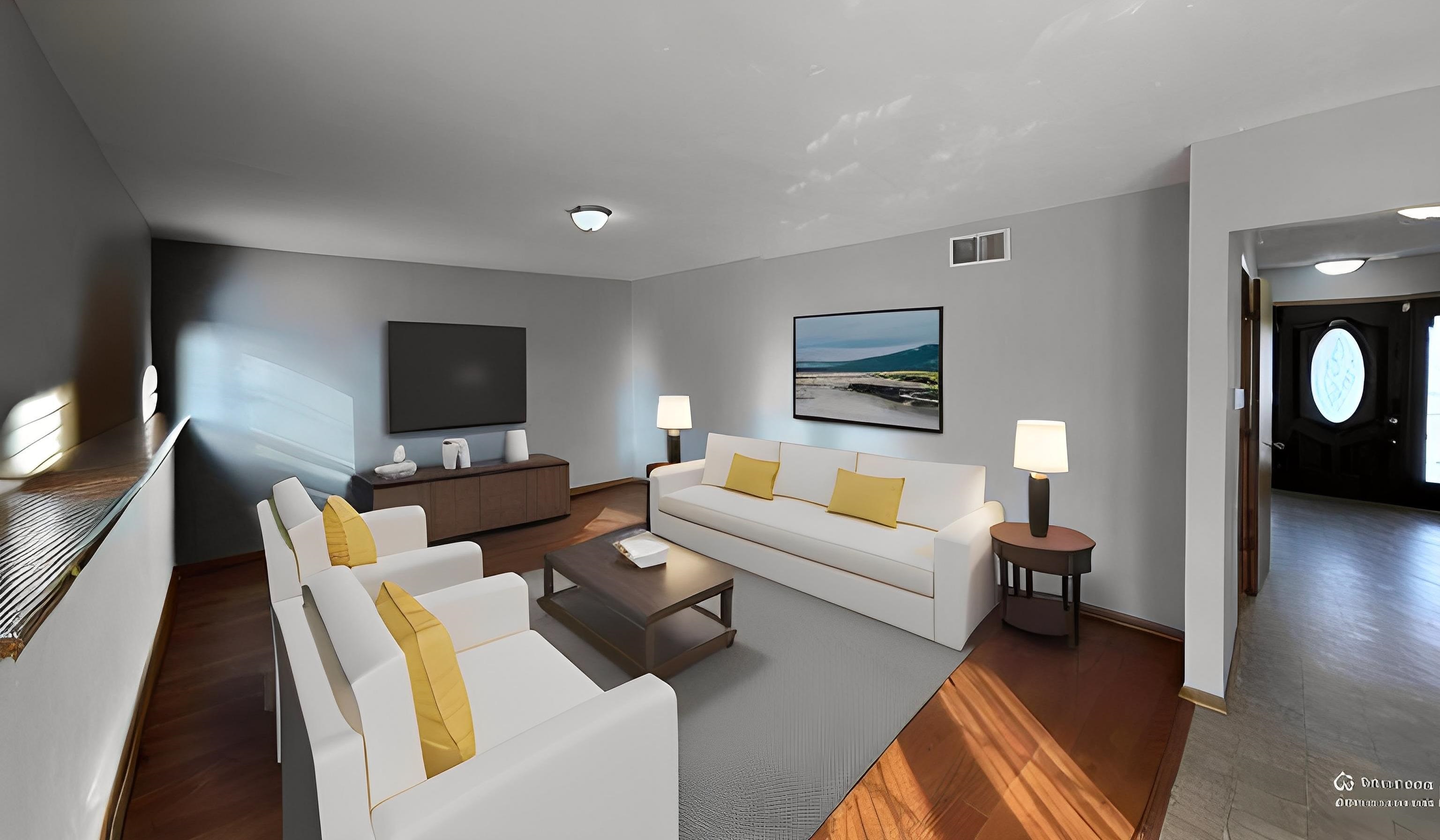 10662 Chicory Ridge Way Roscoe, IL 61073 - Photo 36 of 37 a living room with furniture and a flat screen tv