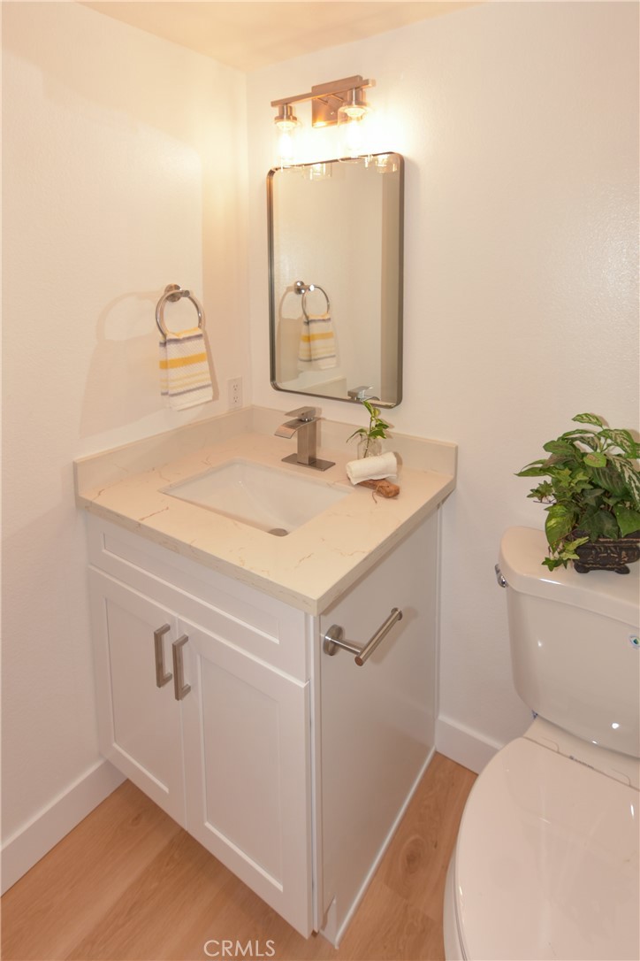 1712 Pepper Street, Unit A Alhambra, CA 91801 - Photo 24 of 39 a bathroom with a sink and a toilet