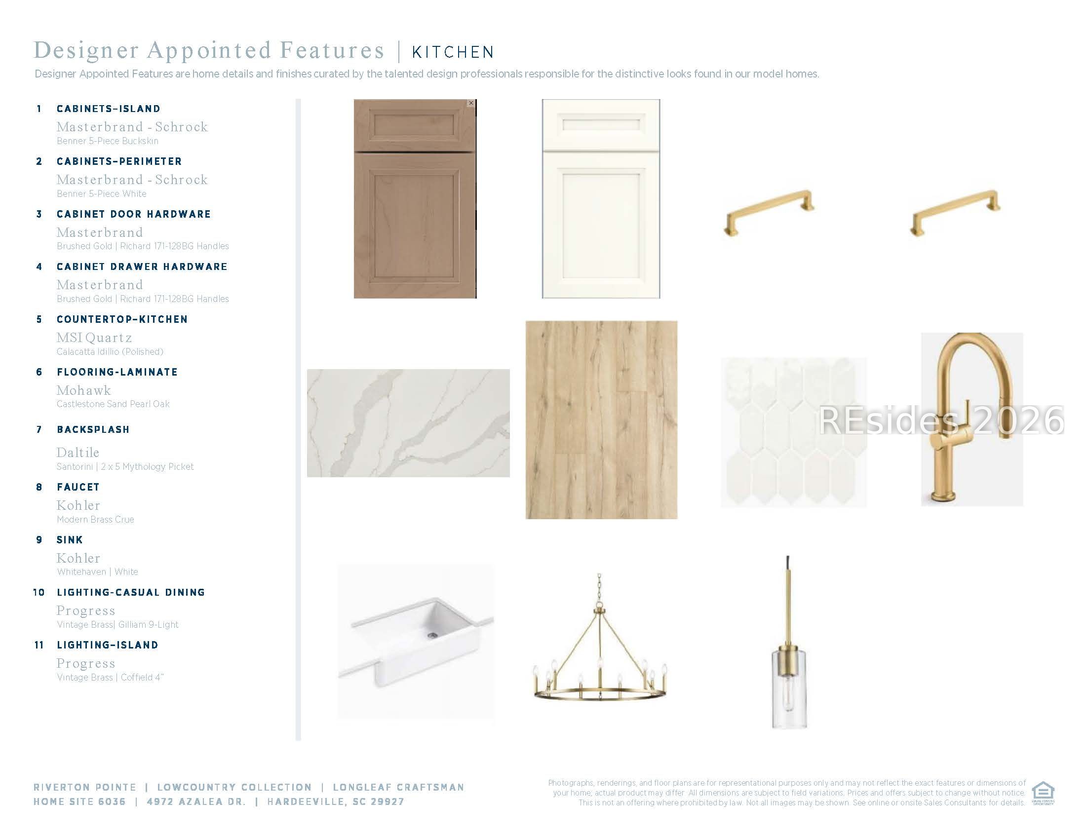 4972 Azalea Drive Hardeeville, SC 29927 - Photo 3 of 20 Kitchen Selections