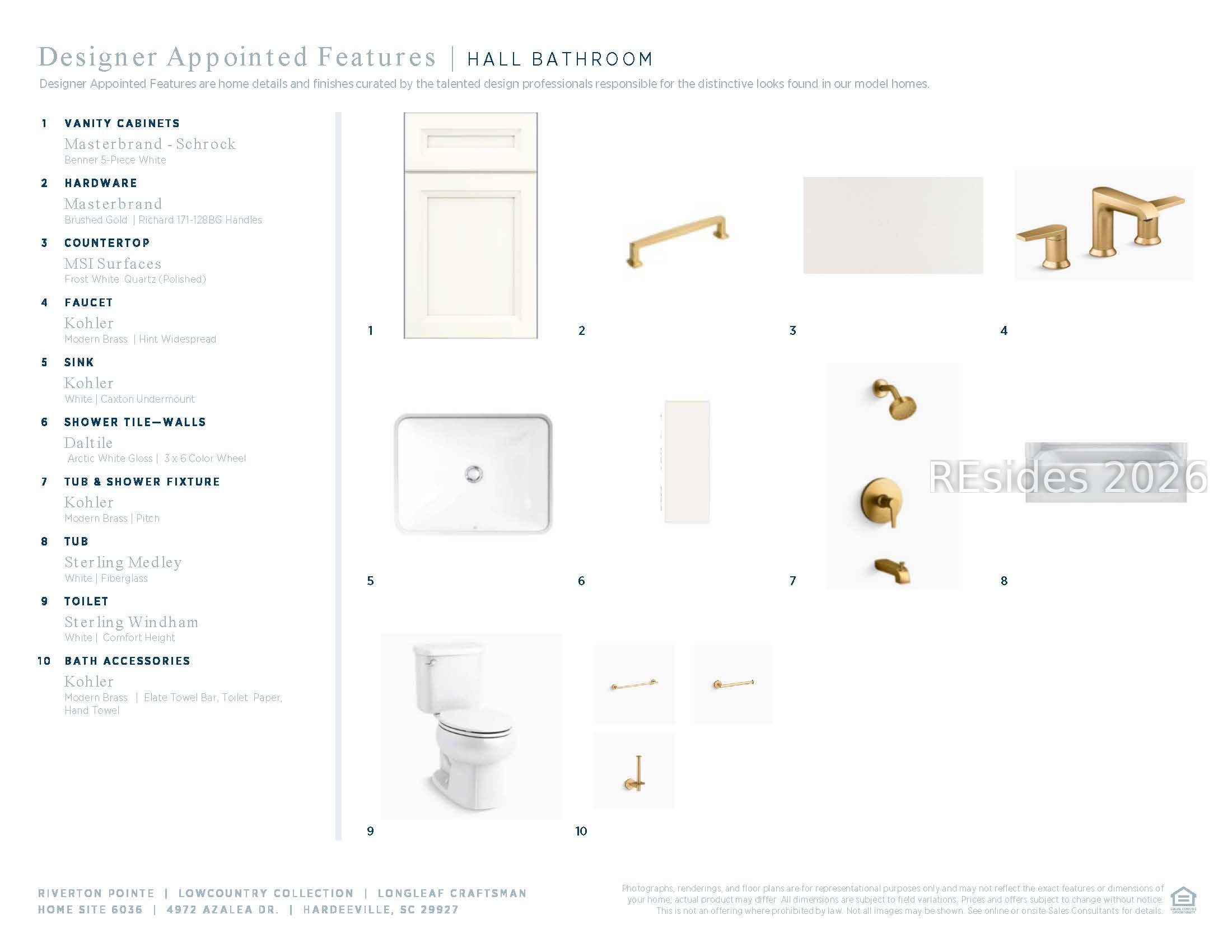 4972 Azalea Drive Hardeeville, SC 29927 - Photo 6 of 20 Hall BAthroom