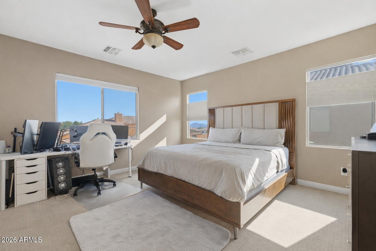 3605 South Danielson Way Chandler, AZ 85286 - Photo 7 of 23 a bedroom with a bed workspace and a window
