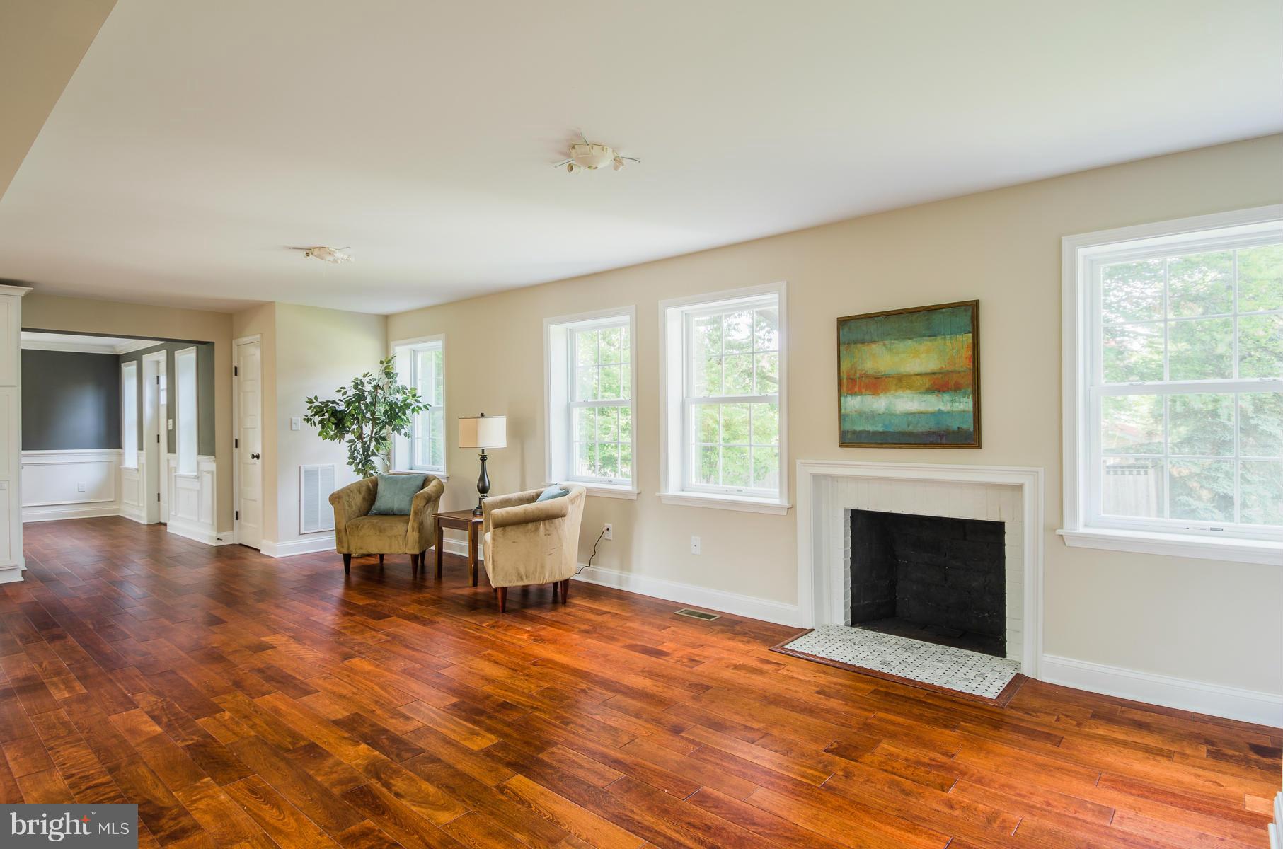 181 Hollen Road Baltimore, MD 21212 - Photo 3 of 30 a living room with furniture wooden floor and a fireplace