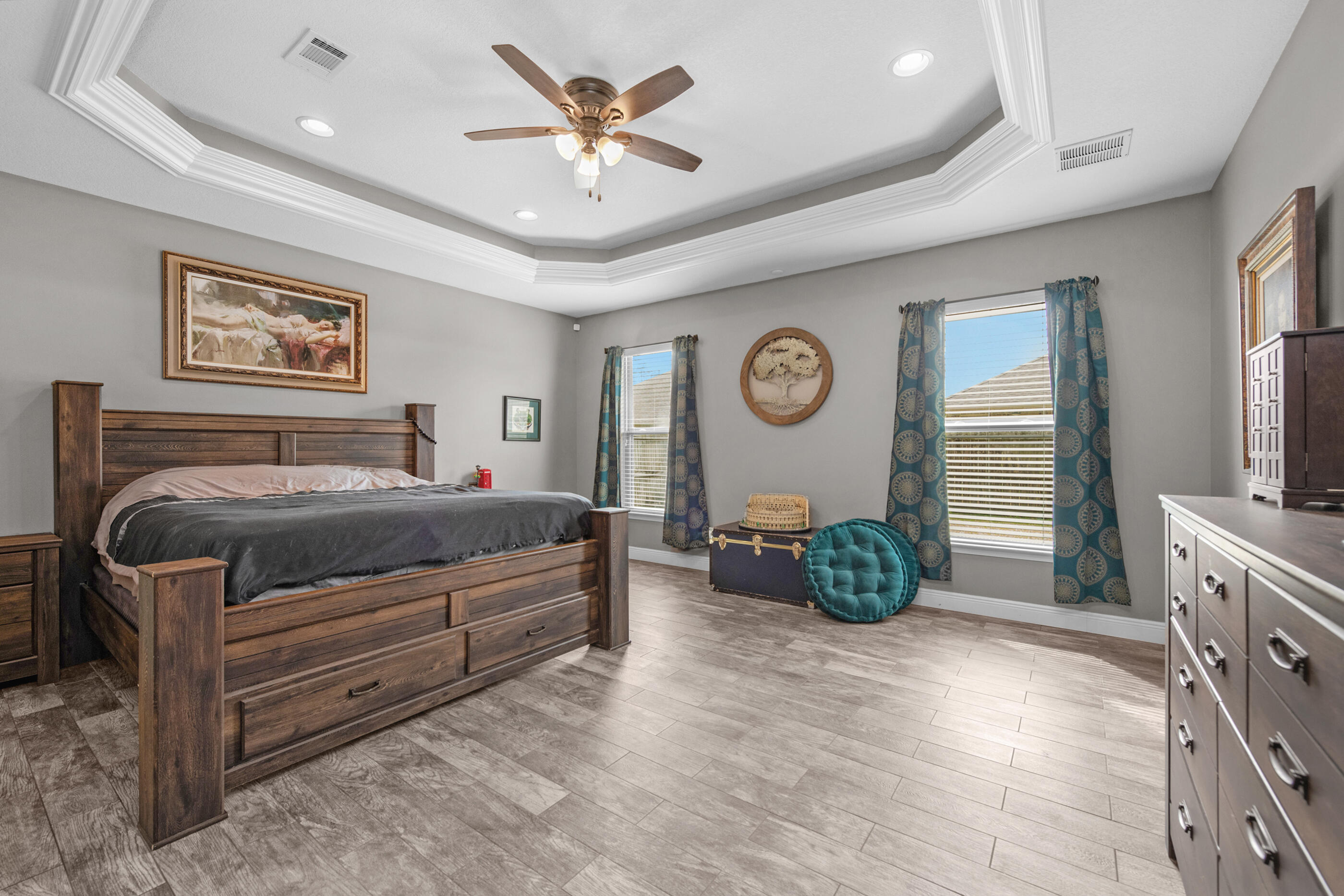 2394 Ellison Way Fort Walton Beach, FL 32547 - Photo 14 of 28 a bedroom with a bed and a television