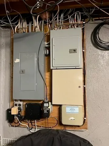 a front view of a house with wooden door