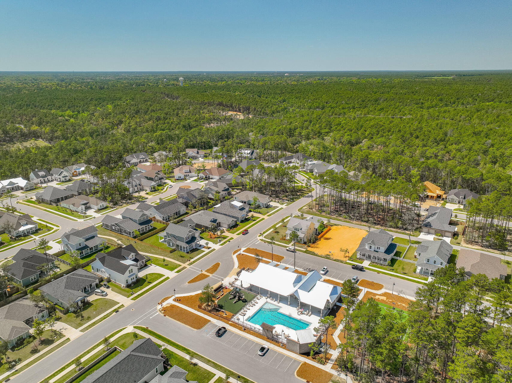 1160 Deer Moss Loop Niceville, FL 32578 - Photo 54 of 60 an aerial view of residential houses with outdoor space