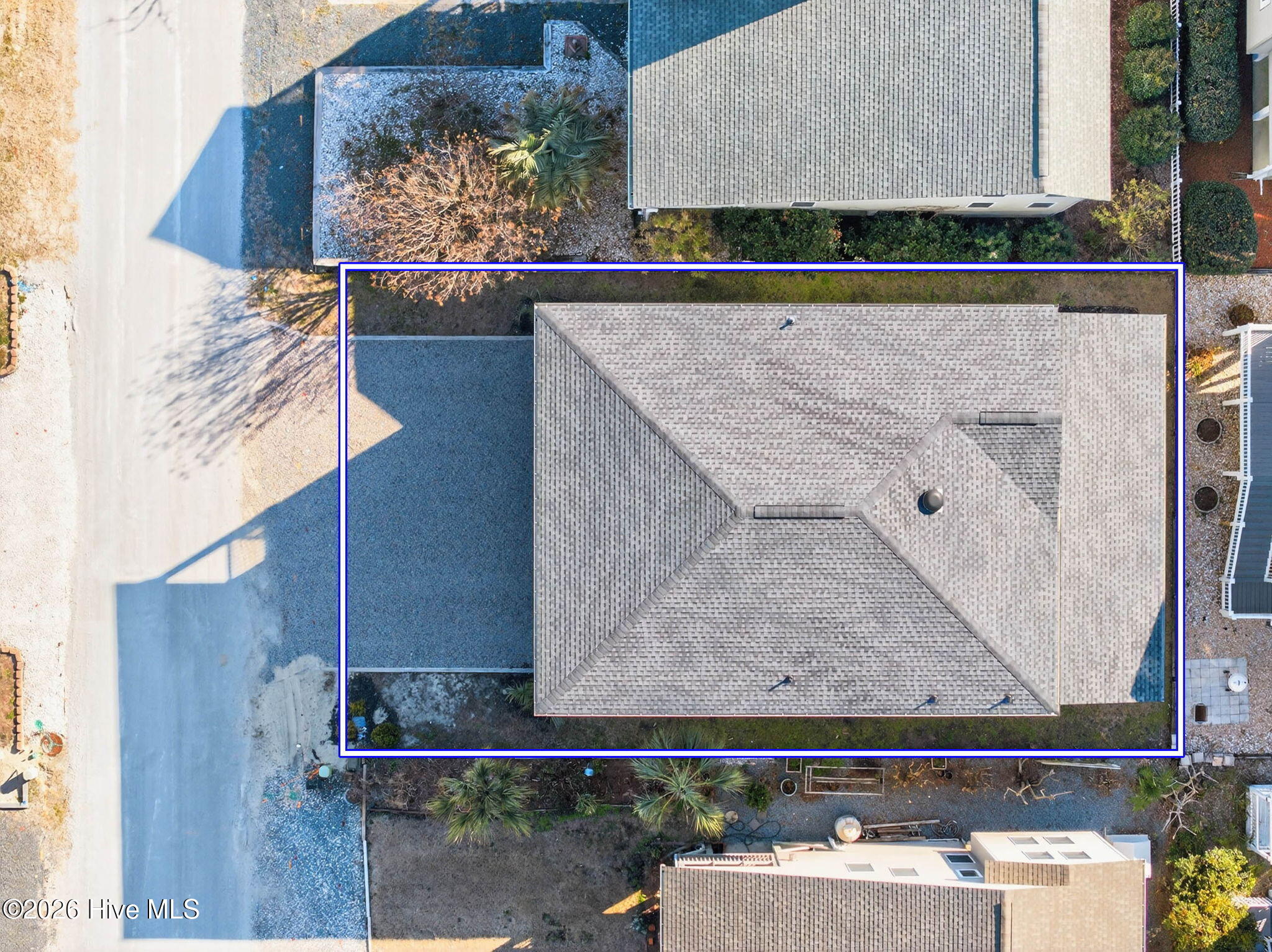 410 2nd Street Sunset Beach, NC 28468 - Photo 72 of 78 Aerial/Lot Outline