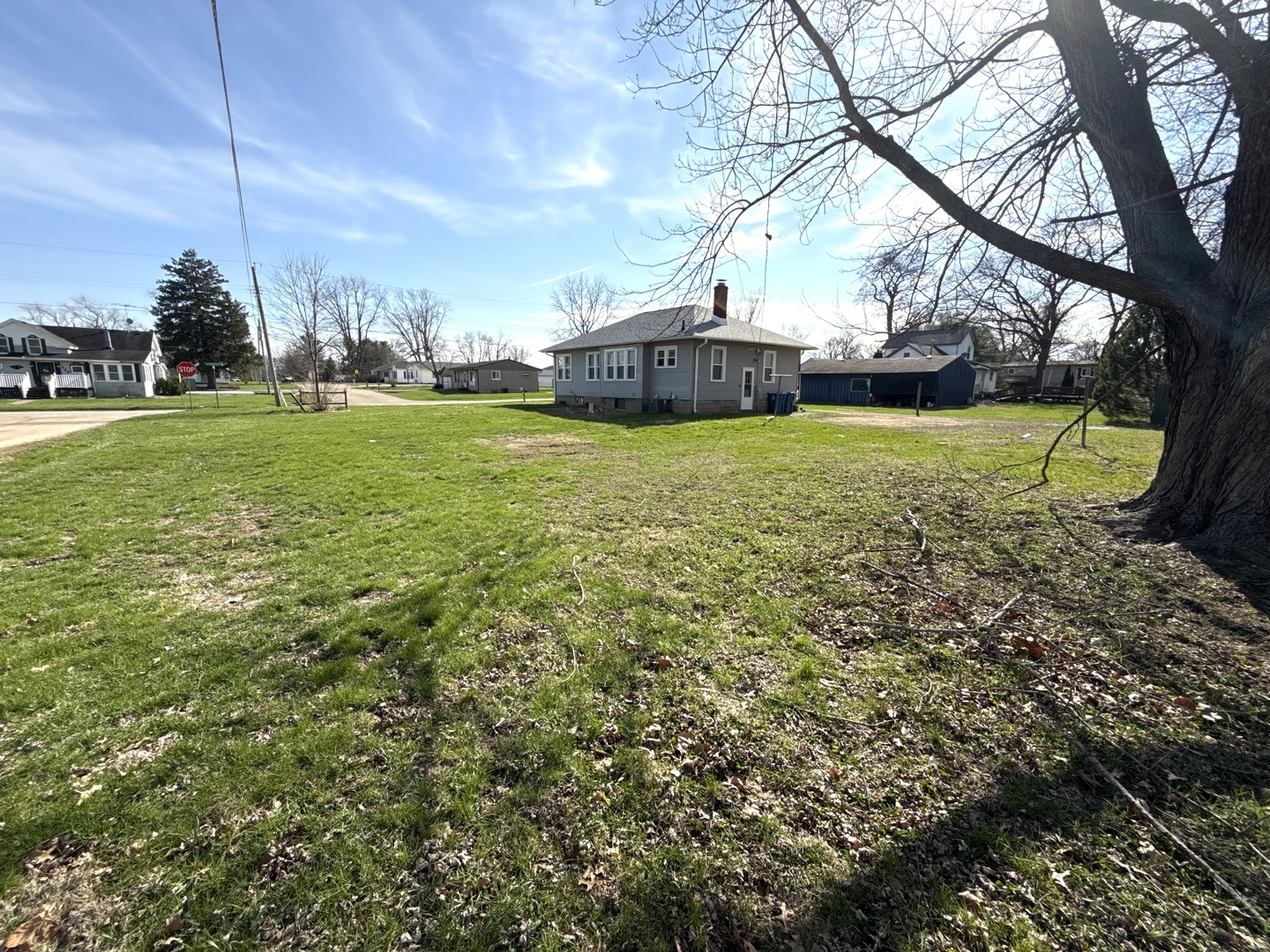 302 West Division Street Amboy, IL 61310 - Photo 6 of 23 a view of a house with a big yard