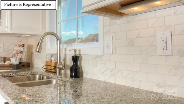 a close view of sink and tap