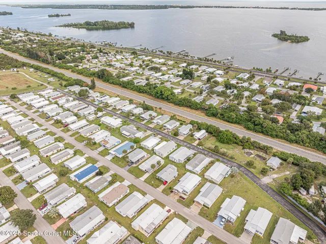 a aerial view of a multi story building