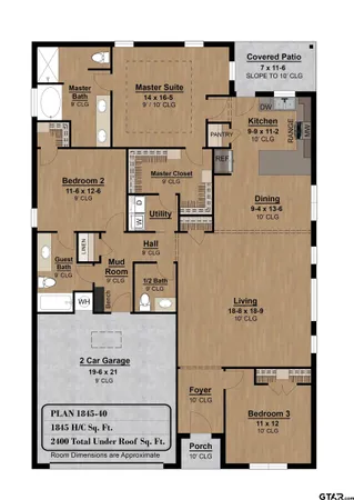 $375,800 | 7911 Greenhill Drive, Tyler, TX 75703
