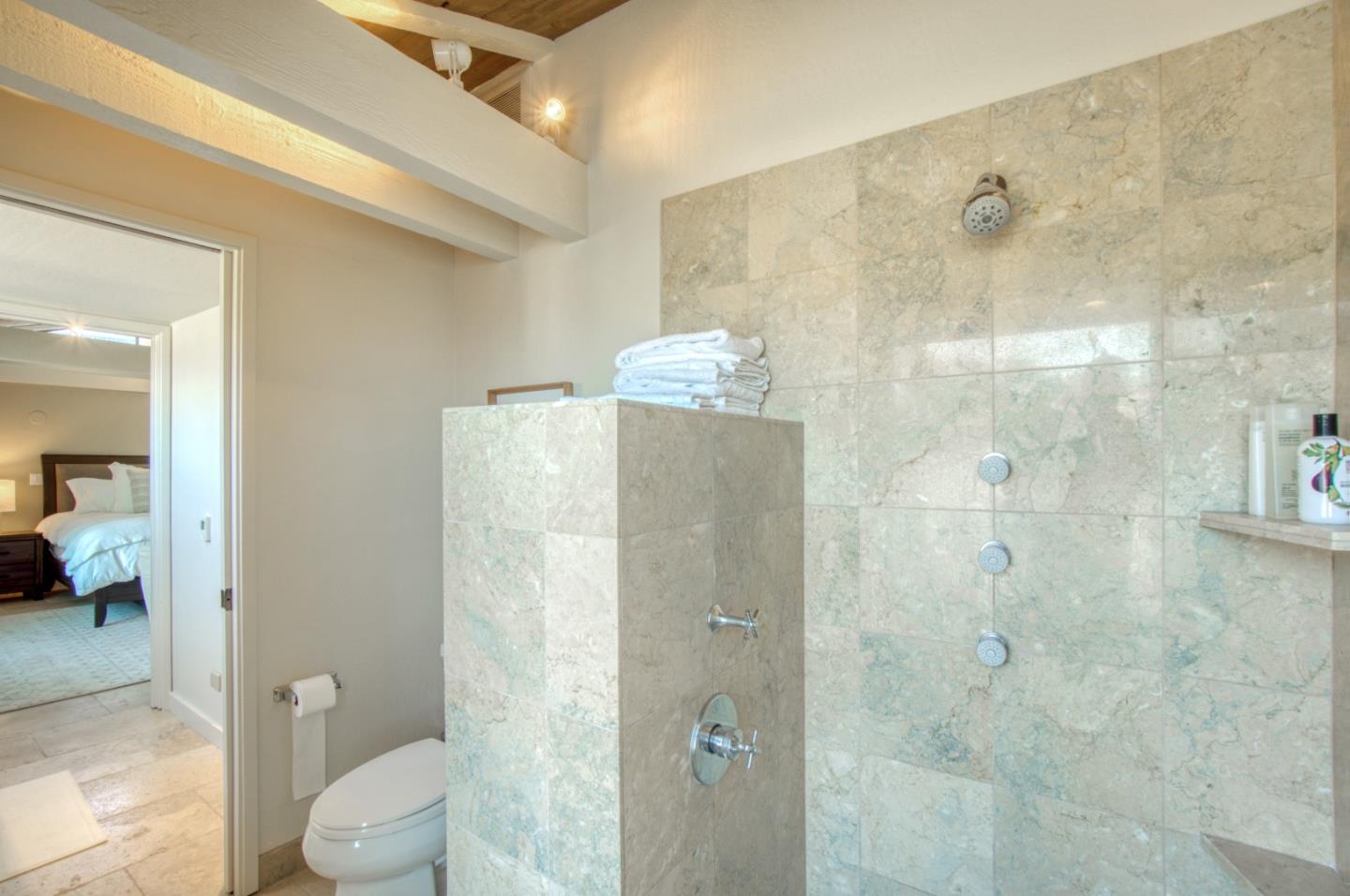 191 Reef Point Road Moss Beach, CA 94038 - Photo 18 of 41 a bathroom with a shower